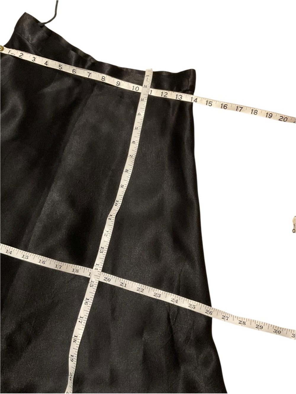 Source Unknown Black Satin Bias-Cut Maxi Skirt - Picture 8 of 11
